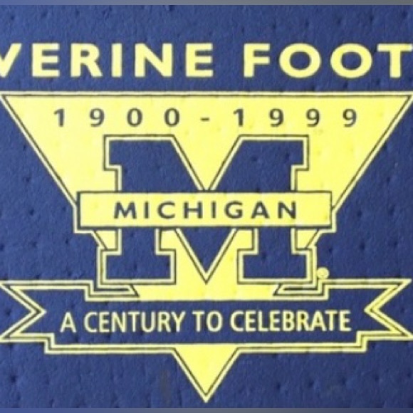 Pad MICHIGAN 1999 Wolverine Centennial Stadium Seat Mat Foam Cushion Maize Blue - Picture 2 of 6